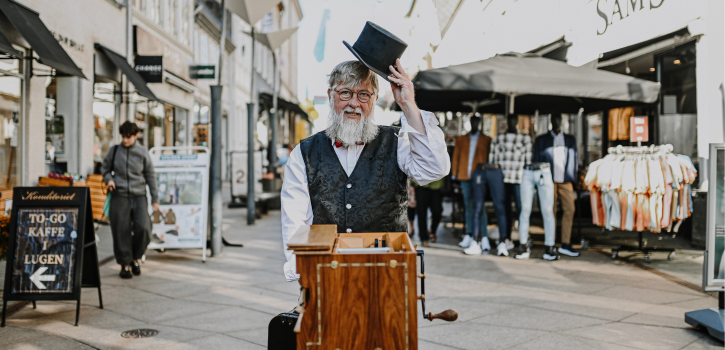 City Vejle-Veranstaltung in der Fußgängerzone