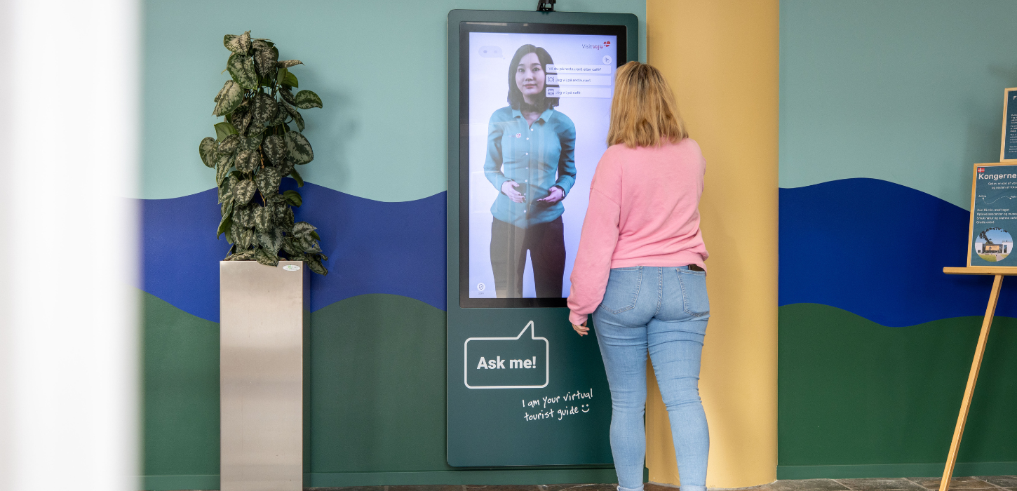 Digital turist avatar hos VisitVejle