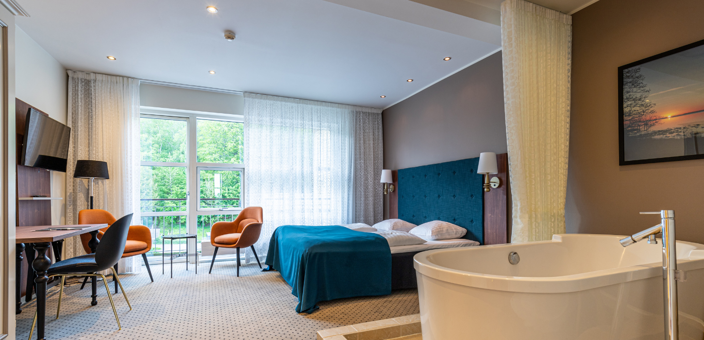 Double room at Hotel Vejlefjord