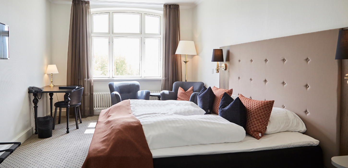 Doppelzimmer im Hotel Vejlefjord