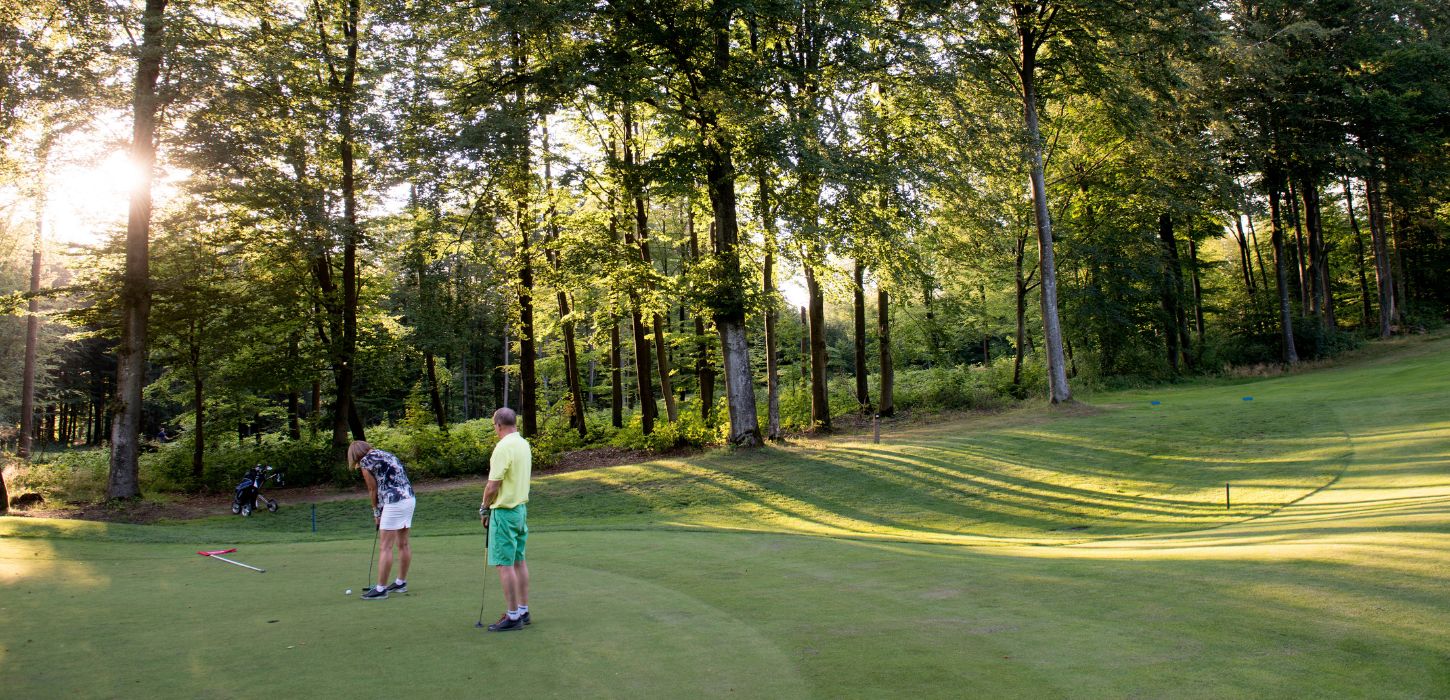 Golfers at Vejle Golf Club