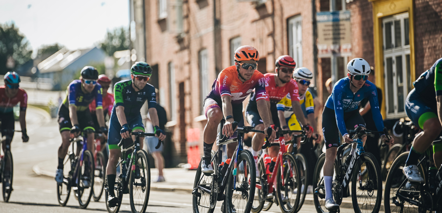 Cyclists during the PostNord Danmark Rundt cycling race in 2023