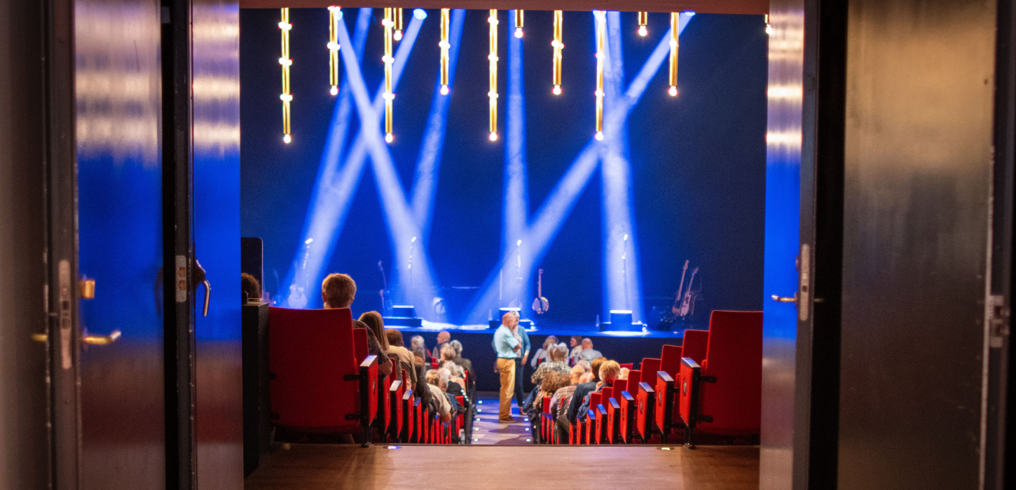 A view of the stage at Vejle Musikteater