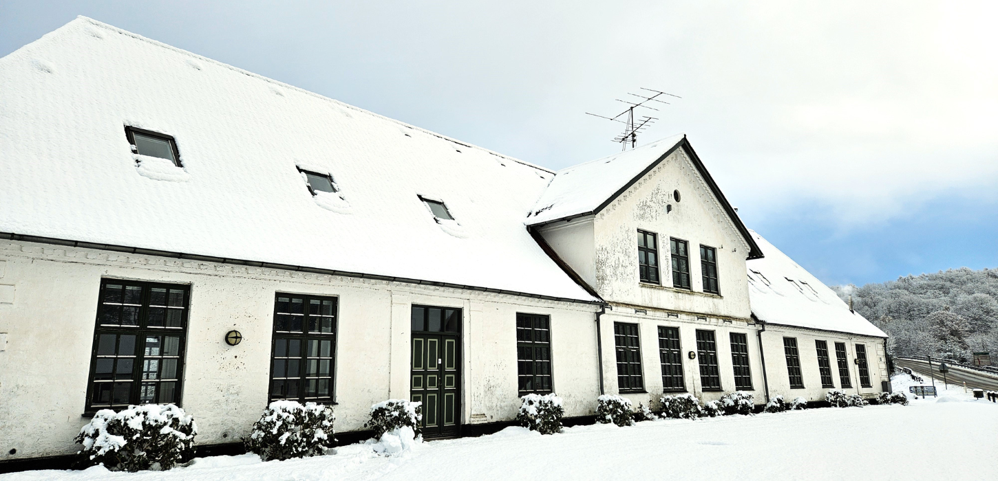 Vingsted Mill with snow