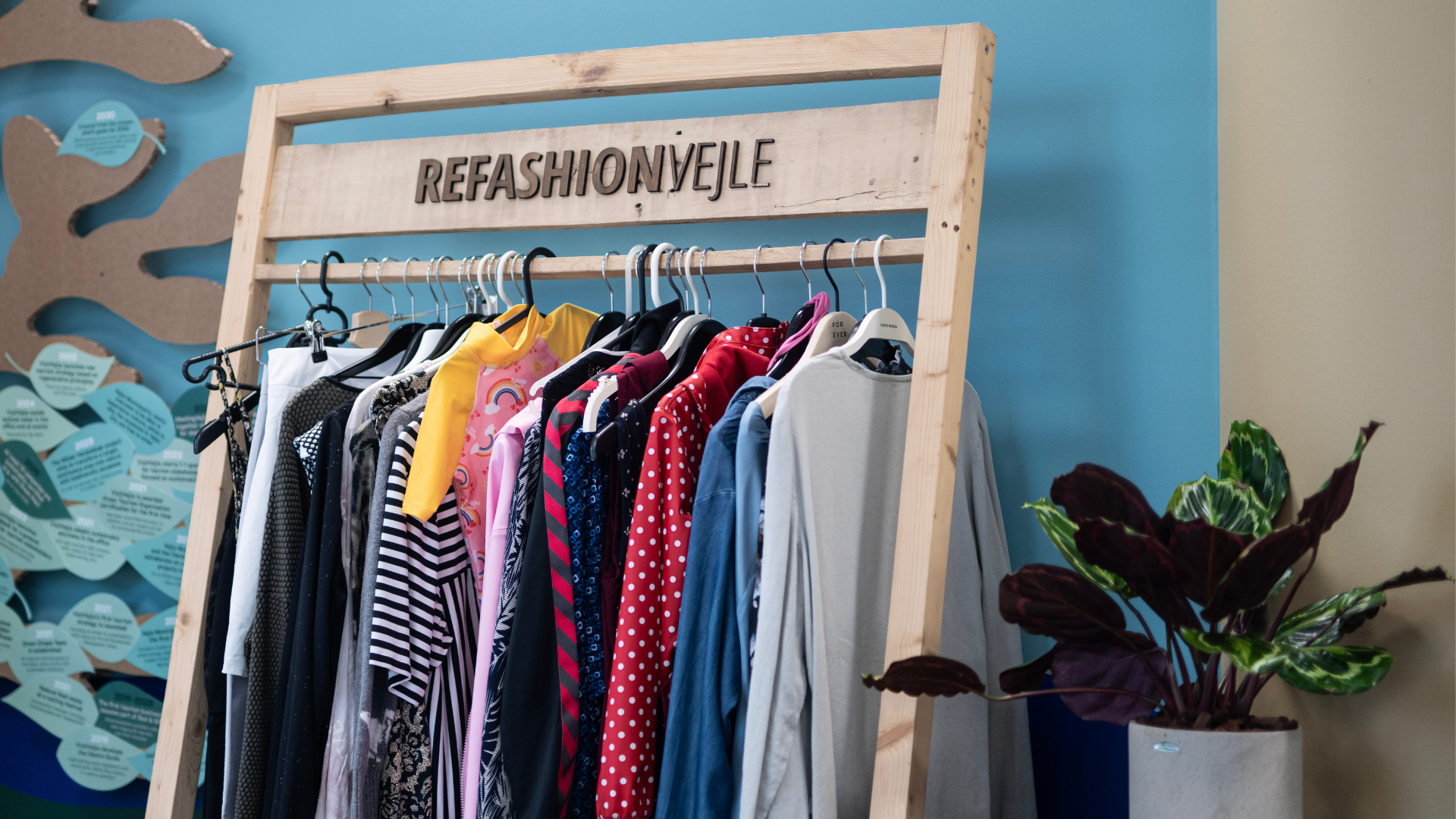 ReFashion-Ständer bei VisitVejle