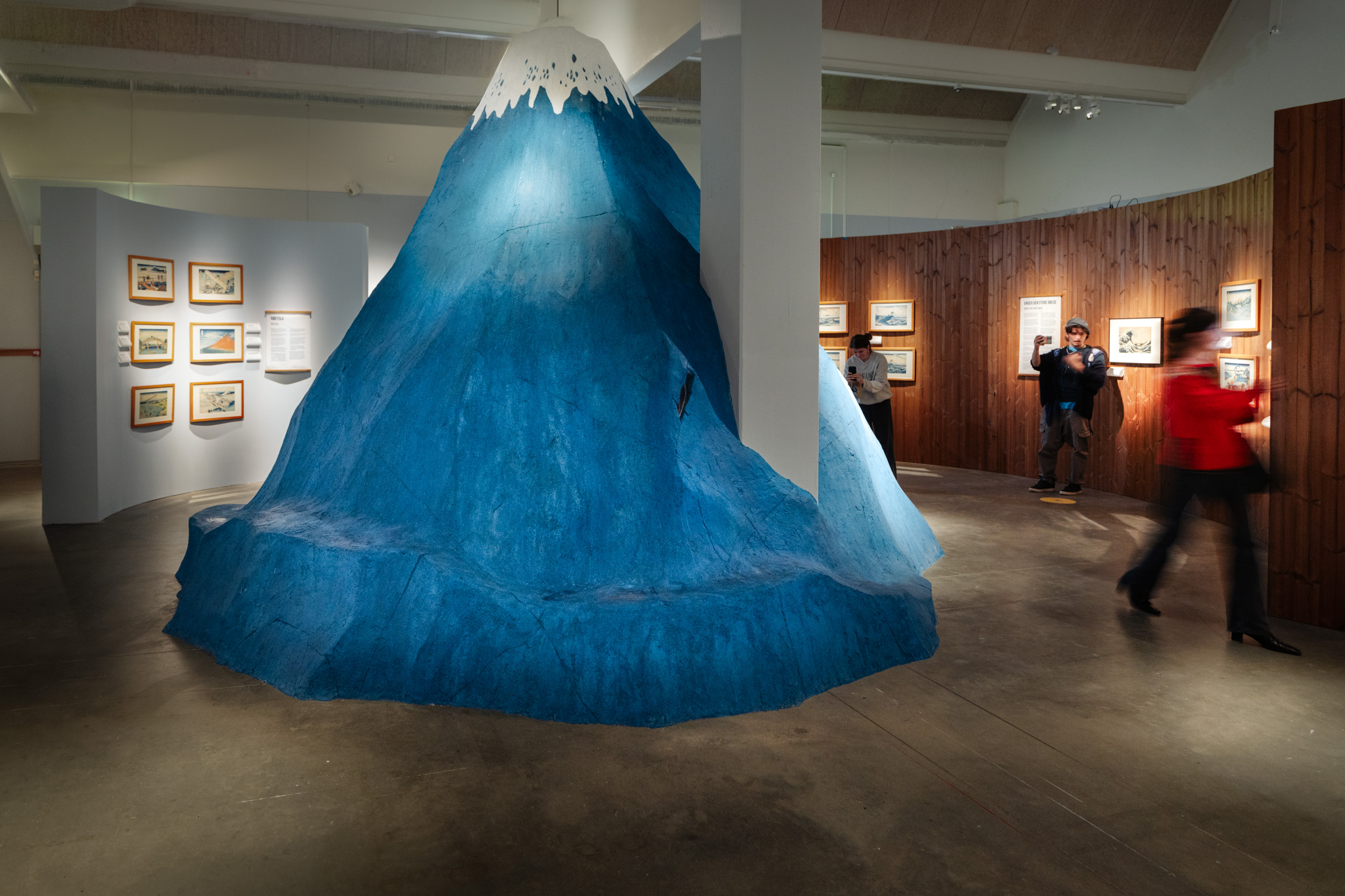 Mt. Fuji på Vejle Kunstmuseum i udstillingen om Hokusai