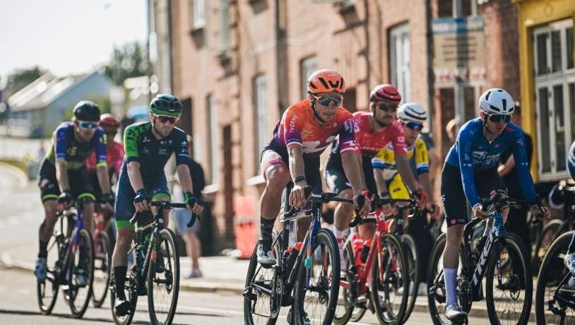 Cyclists during the PostNord Danmark Rundt cycling race in 2023