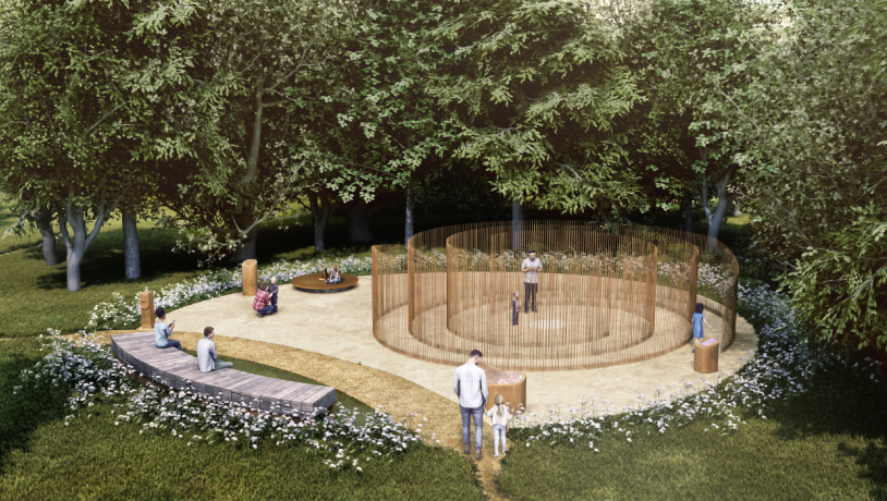 Visualisation of Egtvedpigens Verden in Egtved near Vejle before opening