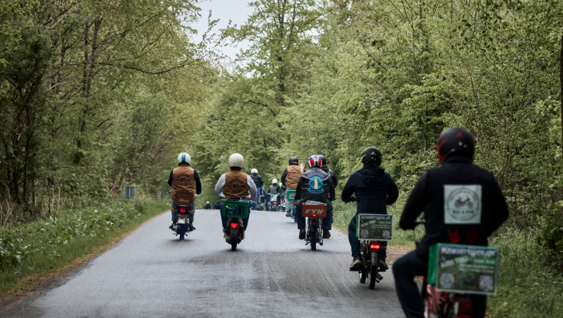 Rul og Hyg community on wheels on tour