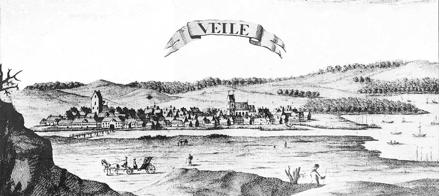 Vejle seen from the south, 1765-69