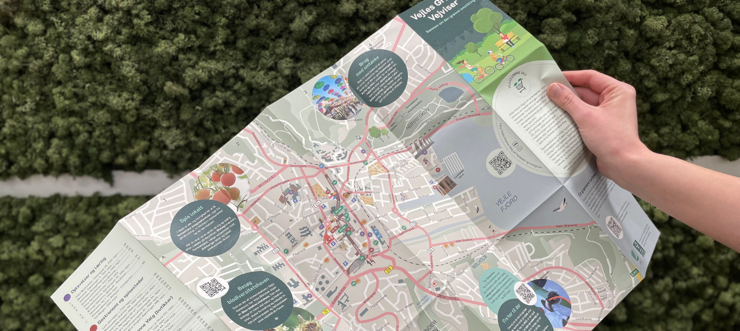  The map to Vejle's Green Guide