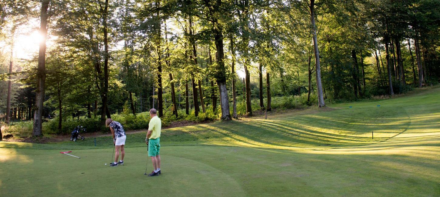 Golfers at Vejle Golf Club