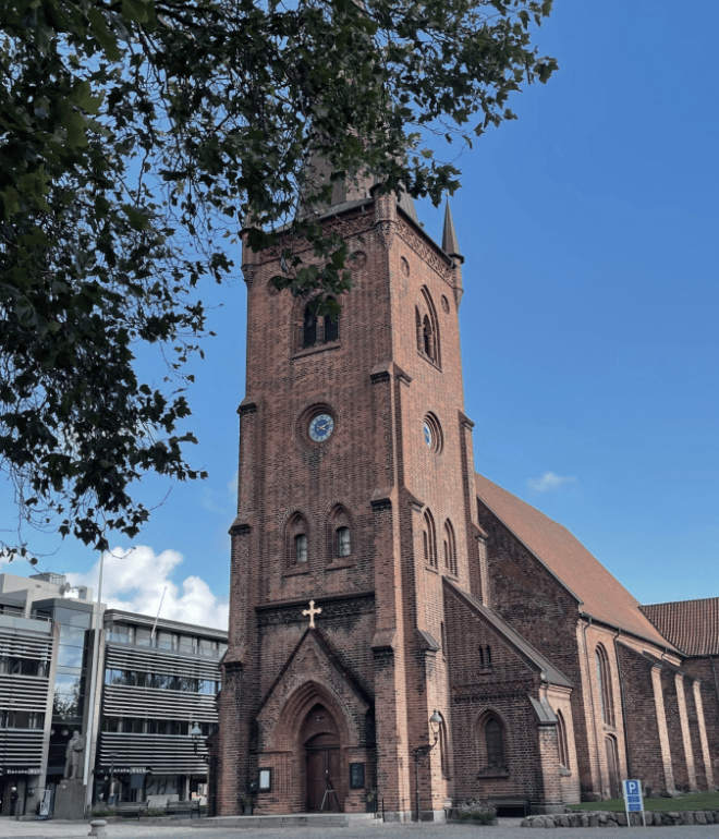 Sct. Nicolai Church seen from the outside