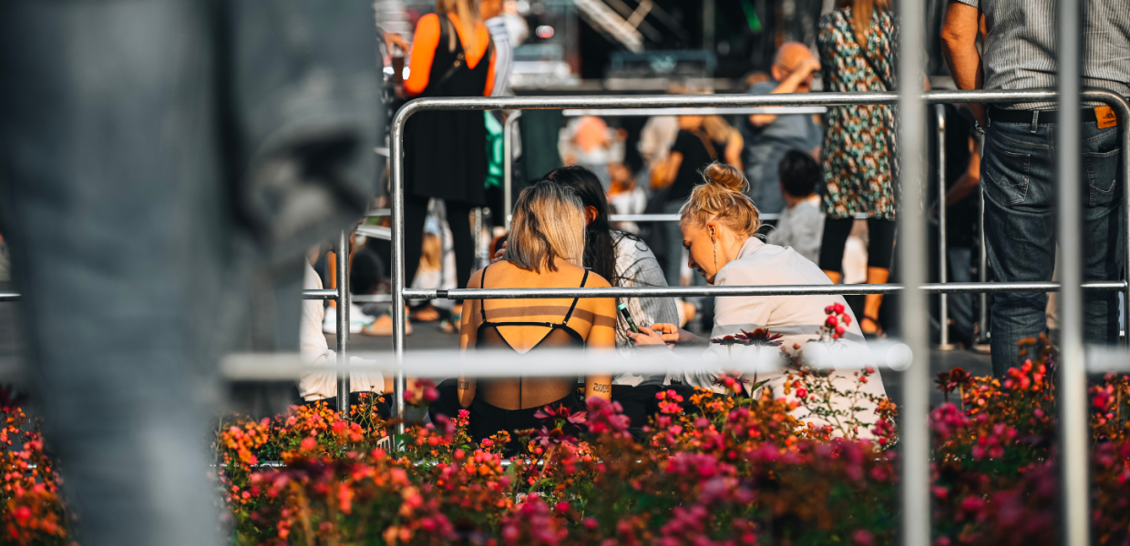Summer atmosphere at 'Rock i Byparken'