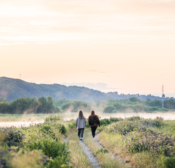 På gåtur i Vejle Ådal