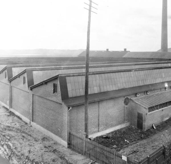 Billede af Spinderihallerne i Vejle, år 1907