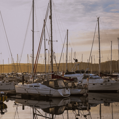Sunrise at Vejle Marina