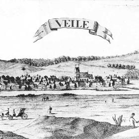 Vejle seen from the south, 1765-69