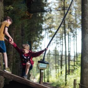 Children playing in WOW PARK Billund