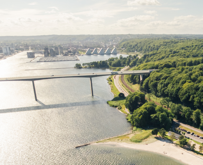 View over Vejle Fjord