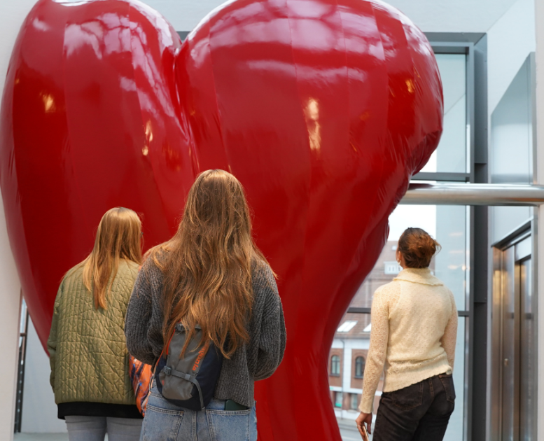 Visitors at Vejle Kunstmuseum